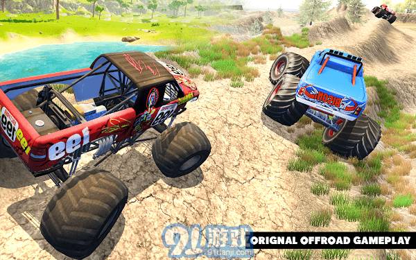 艰难的怪物卡车越野驾驶模拟器v1.7截图1