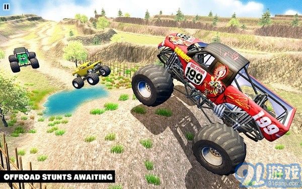 艰难的怪物卡车越野驾驶模拟器v1.7截图2