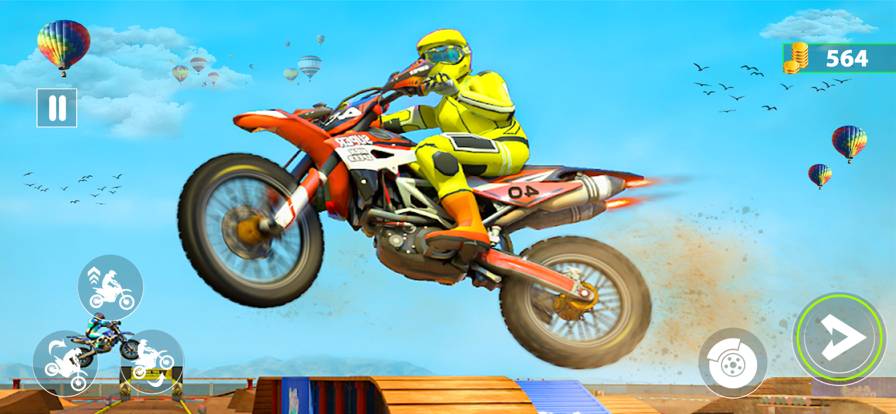 摩托车赛车模拟器v1.2截图1