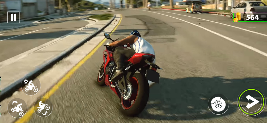 摩托车赛车模拟器v1.2截图3