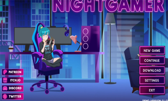 NIGHTGAMER网瘾少女去更新版v0.1.0截图3