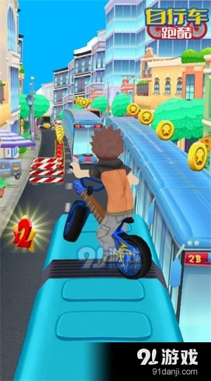 自行车跑酷v1.4截图1