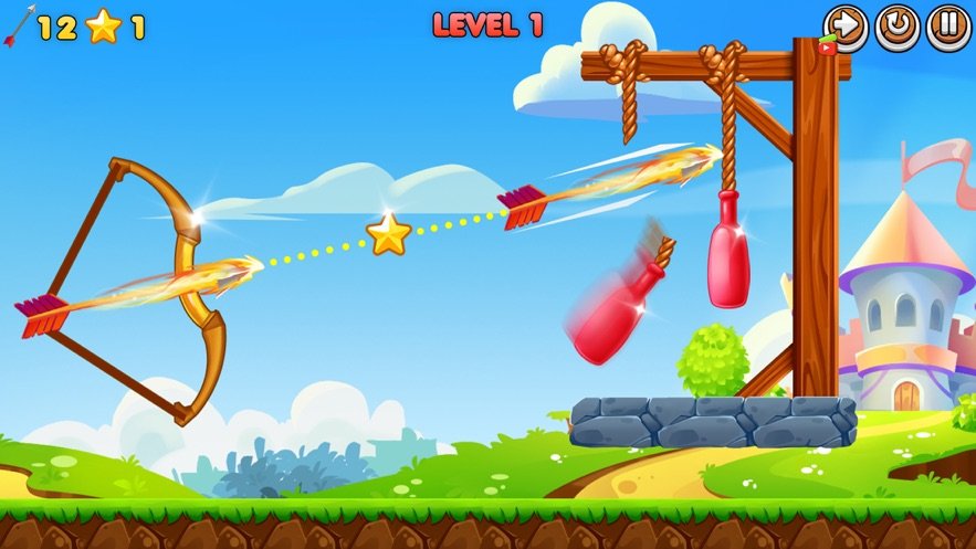 射箭游戏瓶射击v2.7截图1