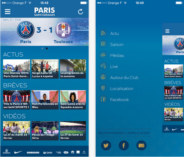 巴黎日耳曼appv2.45截图1