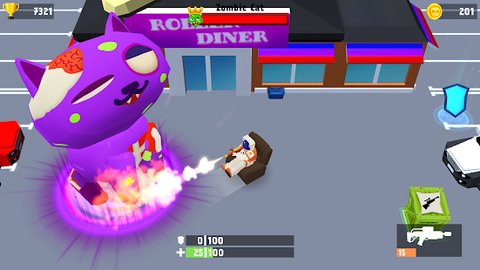 办公椅打僵尸v1.8截图1