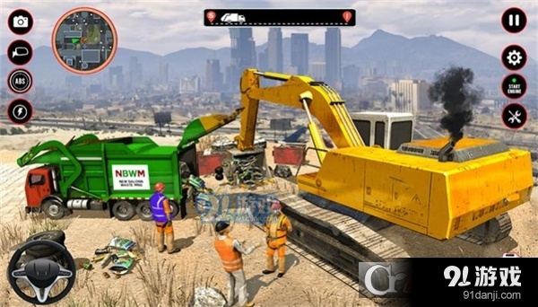 欧洲垃圾车模拟器游戏v0.7截图1