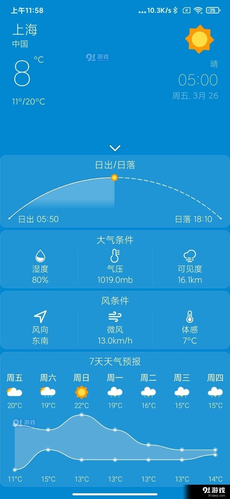 勿忘天气appv1.5截图1