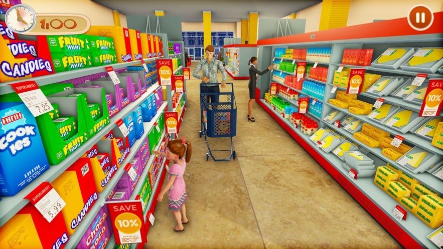 超市杂货店购物游戏v1.3.4截图4