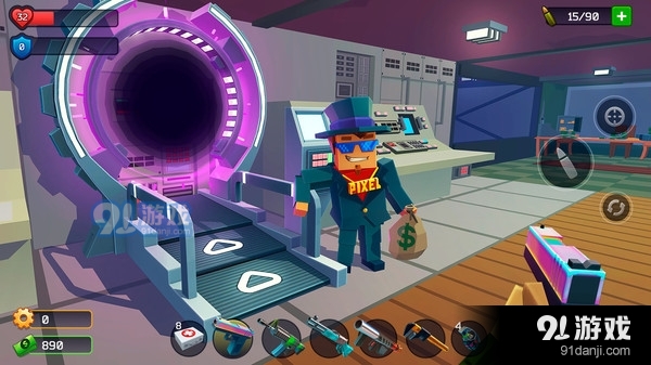 和平行动像素吃鸡v1.5截图1