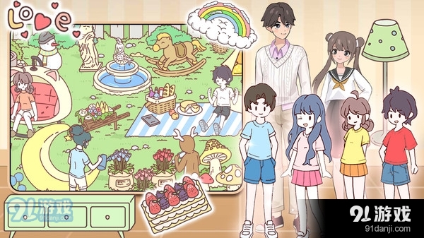 落樱萌宅小屋-口袋小镇公寓v1.4截图2