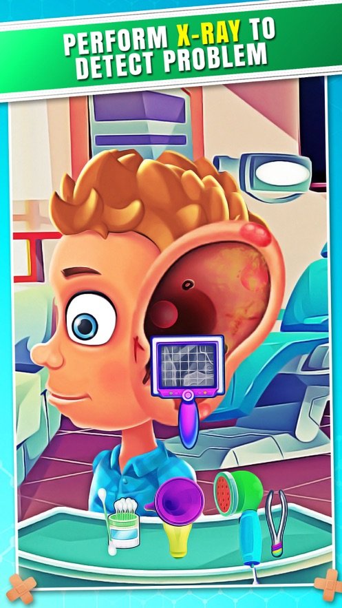 医生关怀医院诊所耳朵紧急护理模拟器v1.12截图1