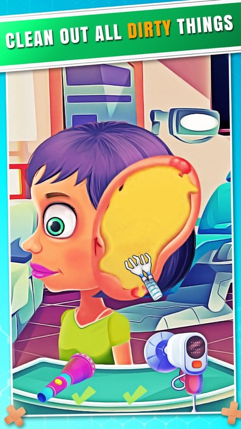 医生关怀医院诊所耳朵紧急护理模拟器v1.12截图3