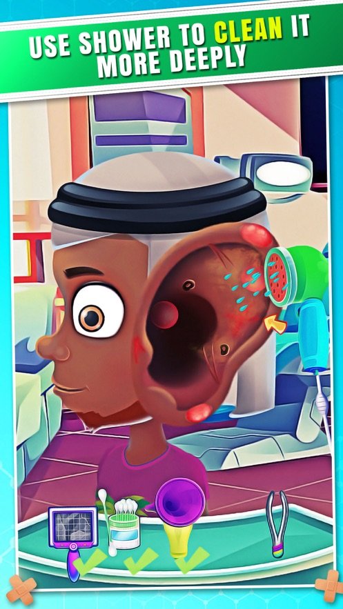 医生关怀医院诊所耳朵紧急护理模拟器v1.12截图2