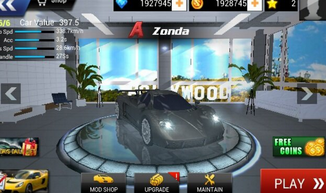 街头赛车3D破解版v3.8截图1