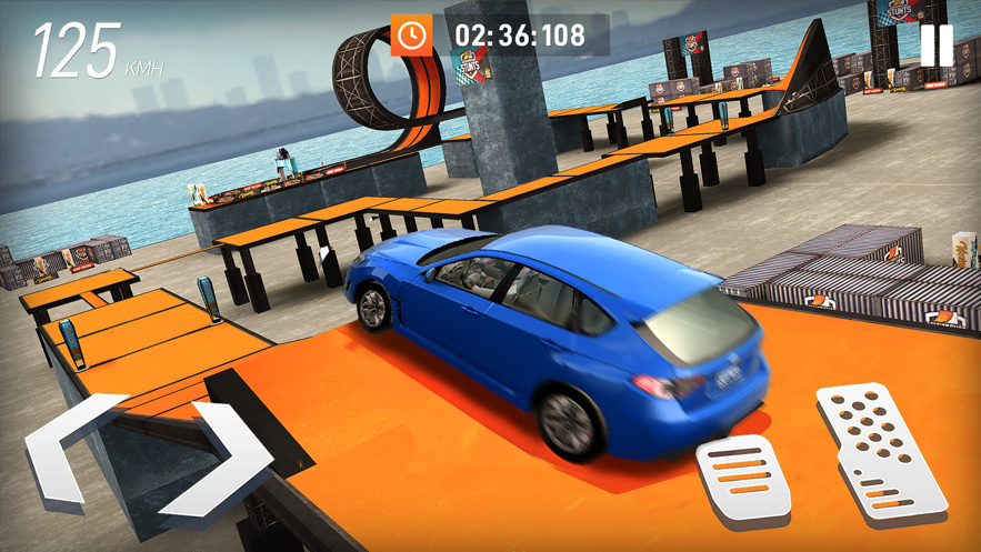 汽车特技比赛超级坡道v1.8截图4