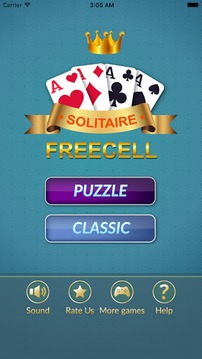 FreeCell Solitaire - card gamev1.7截图1