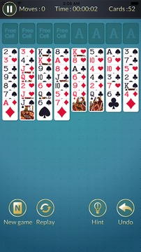 FreeCell Solitaire - card gamev1.7截图4