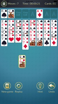 FreeCell Solitaire - card gamev1.7截图5