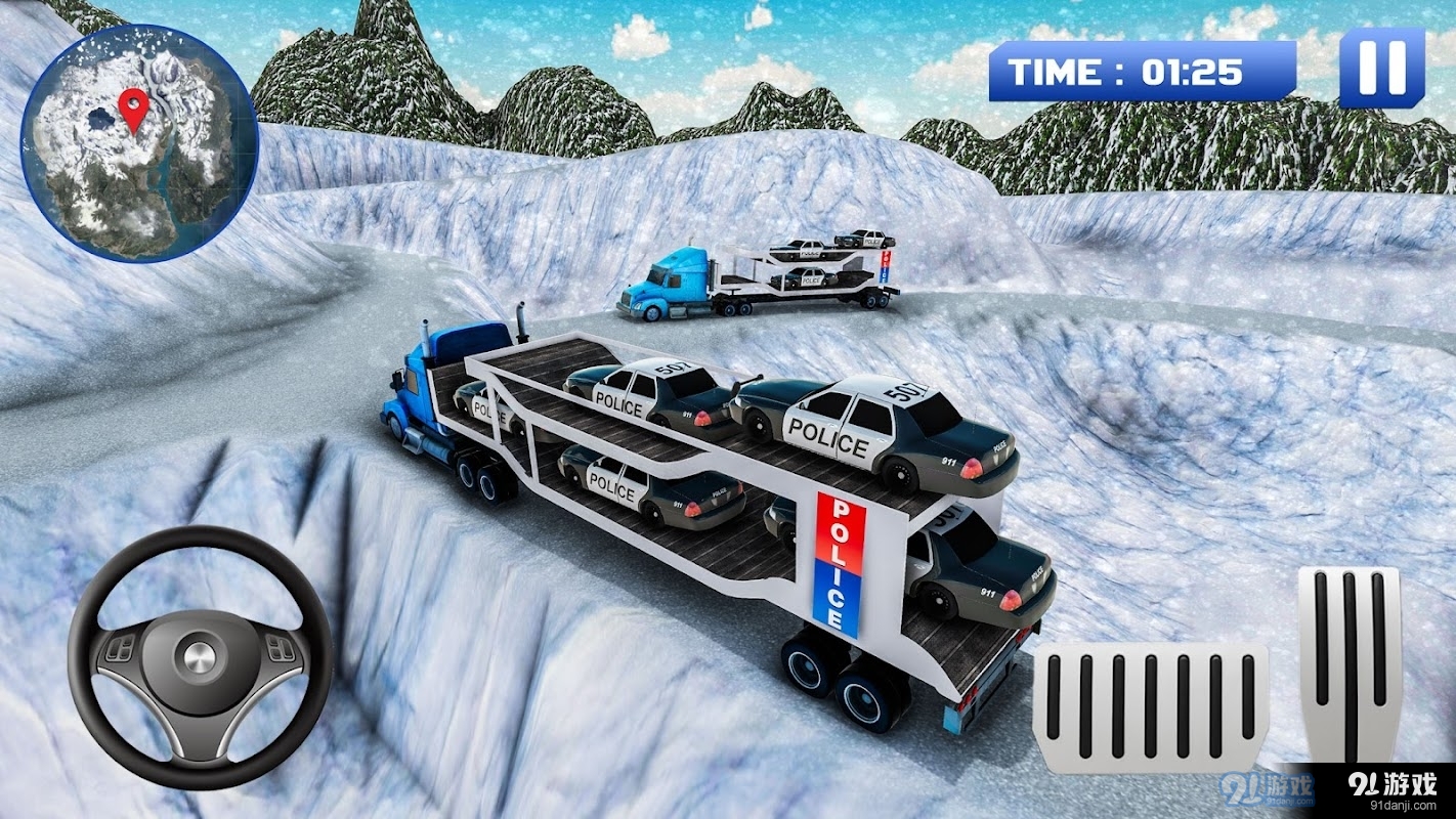 越野警车运输车1.4截图2