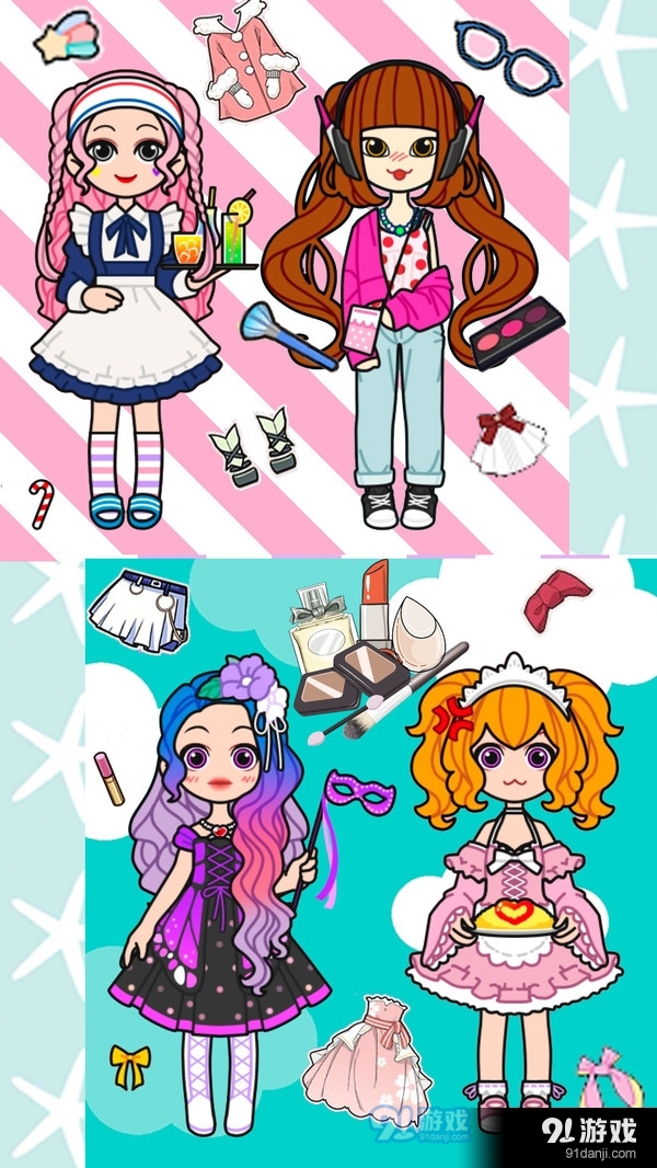 樱花彩虹少女化妆1.12截图2