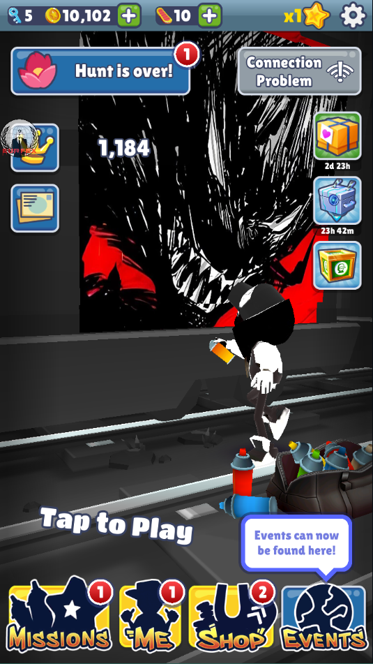 地铁跑酷怪兽5.0v5.1.3截图4