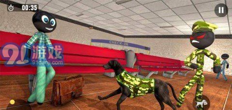 火柴人军犬模拟器v1.7截图1