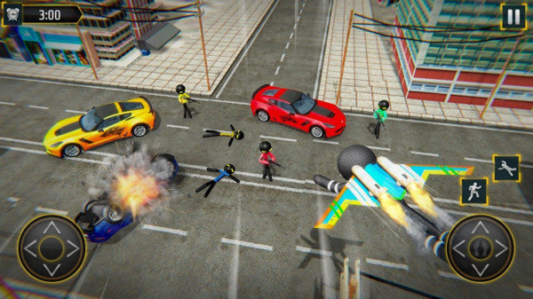 喷气飞行火柴人v1.8截图1