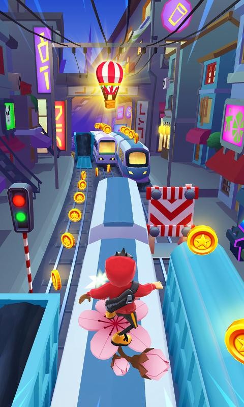 地铁跑酷东京版v3.23.0v3.39.5截图3