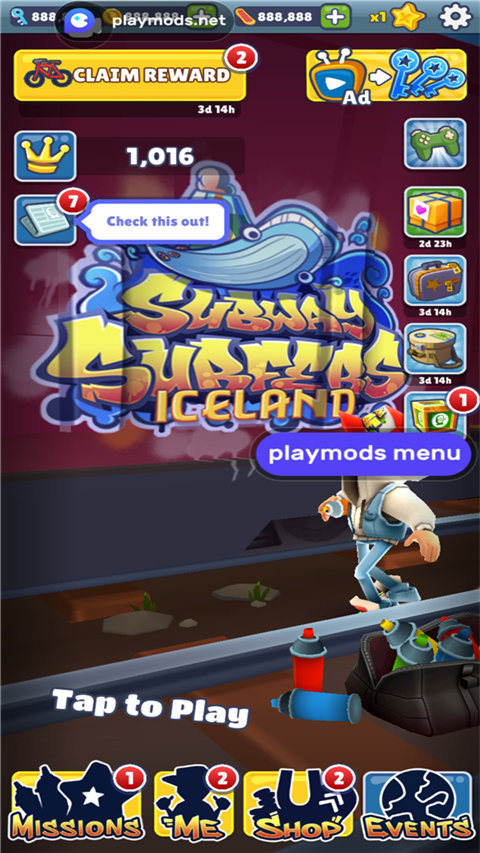 地铁跑酷可切换地图版v3.06.2截图3