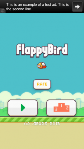 Flappy Birdv1.12截图1