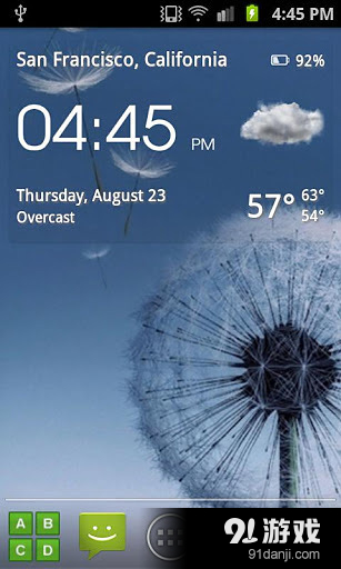 Transparent clock & weatherv0.93.04.05截图1