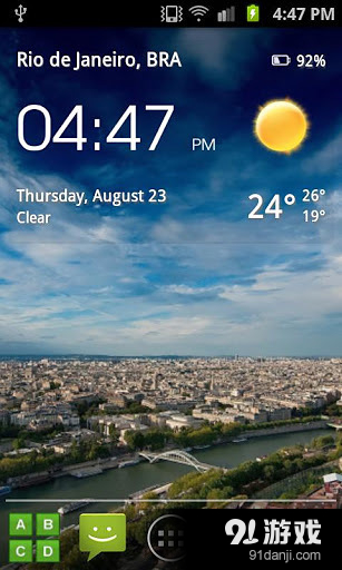 Transparent clock & weatherv0.93.04.05截图2