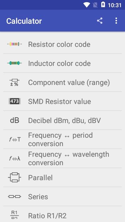 Electronics Toolboxv3.3.11截图2