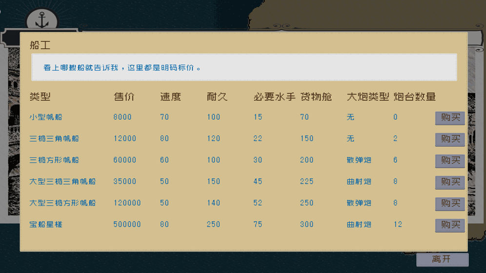 Alfa的航海大时代v1.7截图1