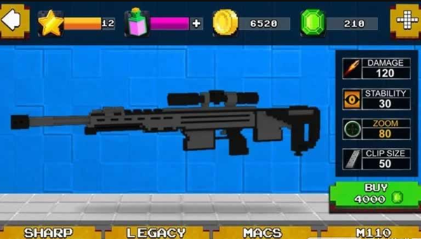 方块狙击手3Dv1.11截图4