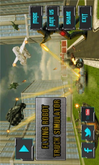 飞行机器人卡车模拟v2.9截图1