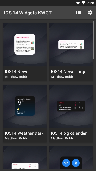 IOS14 Widgets(kwgt插件)v.Aug.03.07截图1