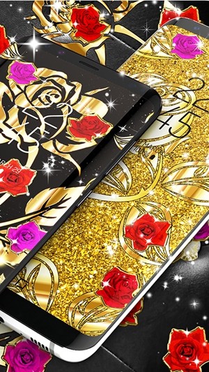 金玫瑰动态壁纸v1.15截图1