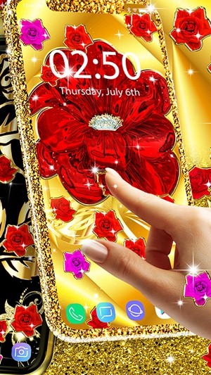 金玫瑰动态壁纸v1.15截图2