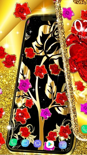 金玫瑰动态壁纸v1.15截图4