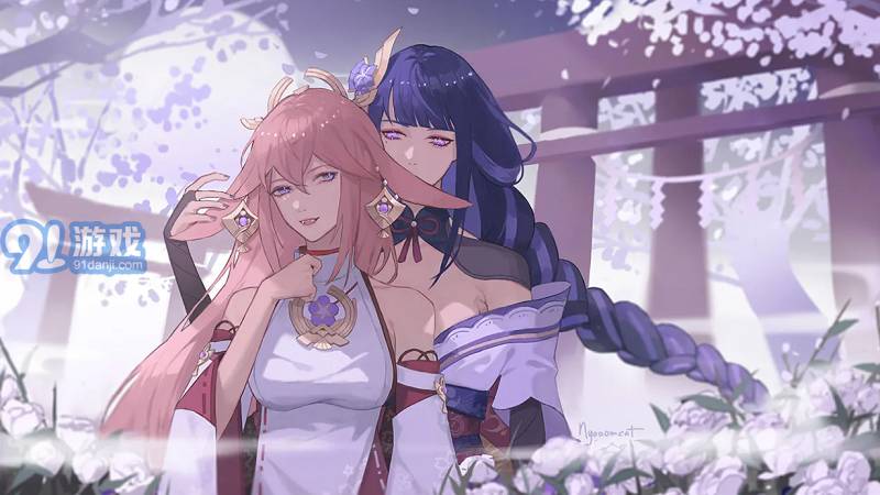 原神八重神子触摸模拟器中文版v4.0.5截图1