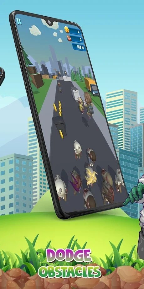 僵尸撞击僵尸无尽奔跑者v2.8截图2