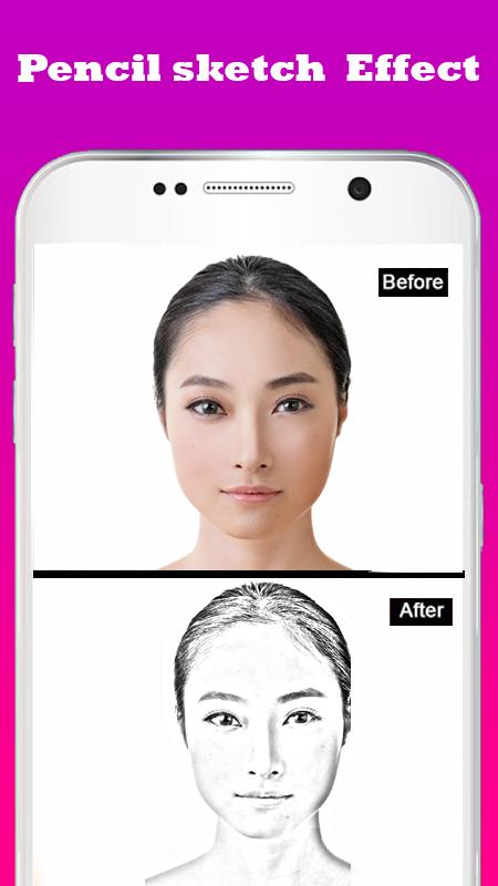 Cartoon and pencil sketch Photo Editorv1.7截图4