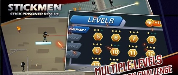 火柴人劫囚游戏v1.4.5截图1