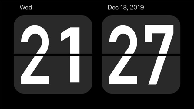 翻页时钟全屏数字显示v2.3.5截图1