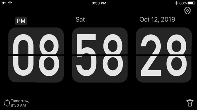 翻页时钟全屏数字显示v2.3.5截图2