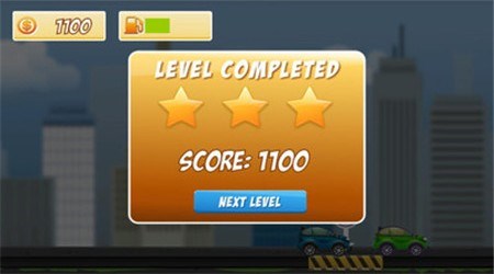 疯狂卡通车停车v9截图1