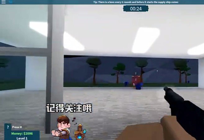 屌德斯解说Roblox丧尸战争模拟器v1.14截图4