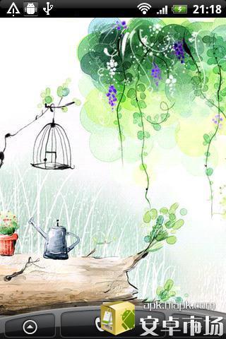 浪漫手绘风景动态壁纸v1.11.10截图1