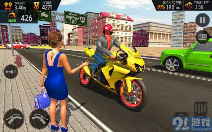 自行车出租车驾驶模拟器3Dv1.5截图3